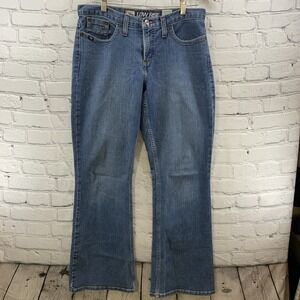 Cruel Girl Blue Jeans Juniors Sz 9 Low Rise Y2K Bootcut Flared